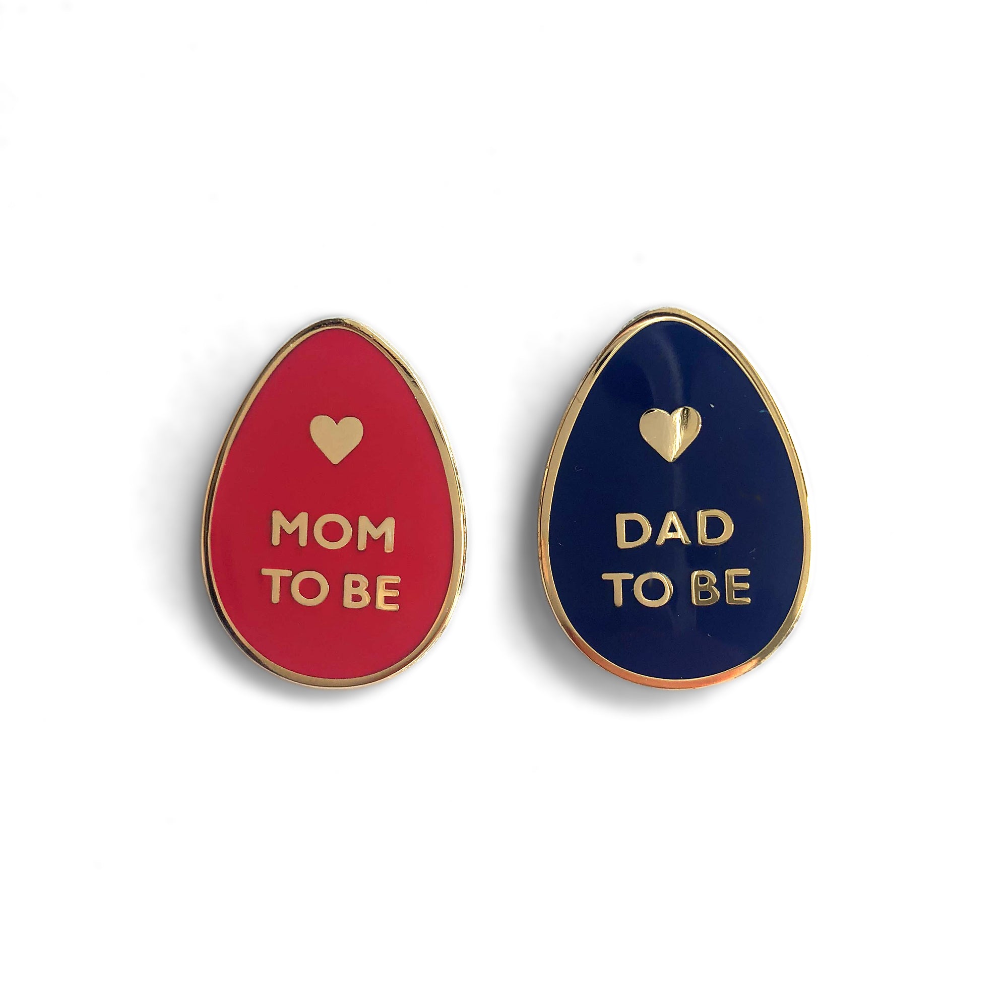 Mom & Dad-To-Be pin set